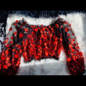 Floral Off the Shoulder Top